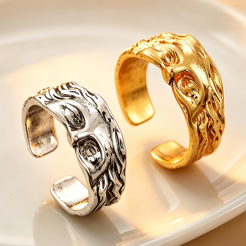 Vintage Fashionable Half-Open Ring for Women